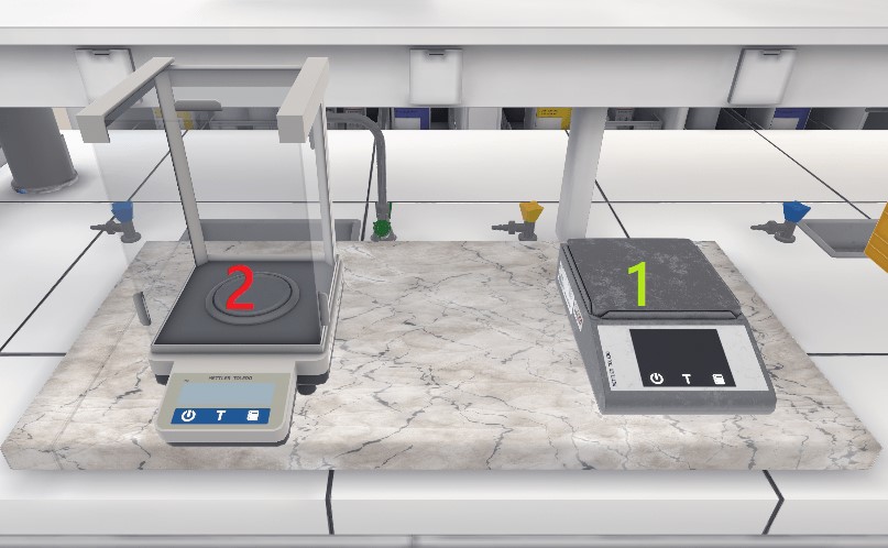 md chemistry weighing analytic scale